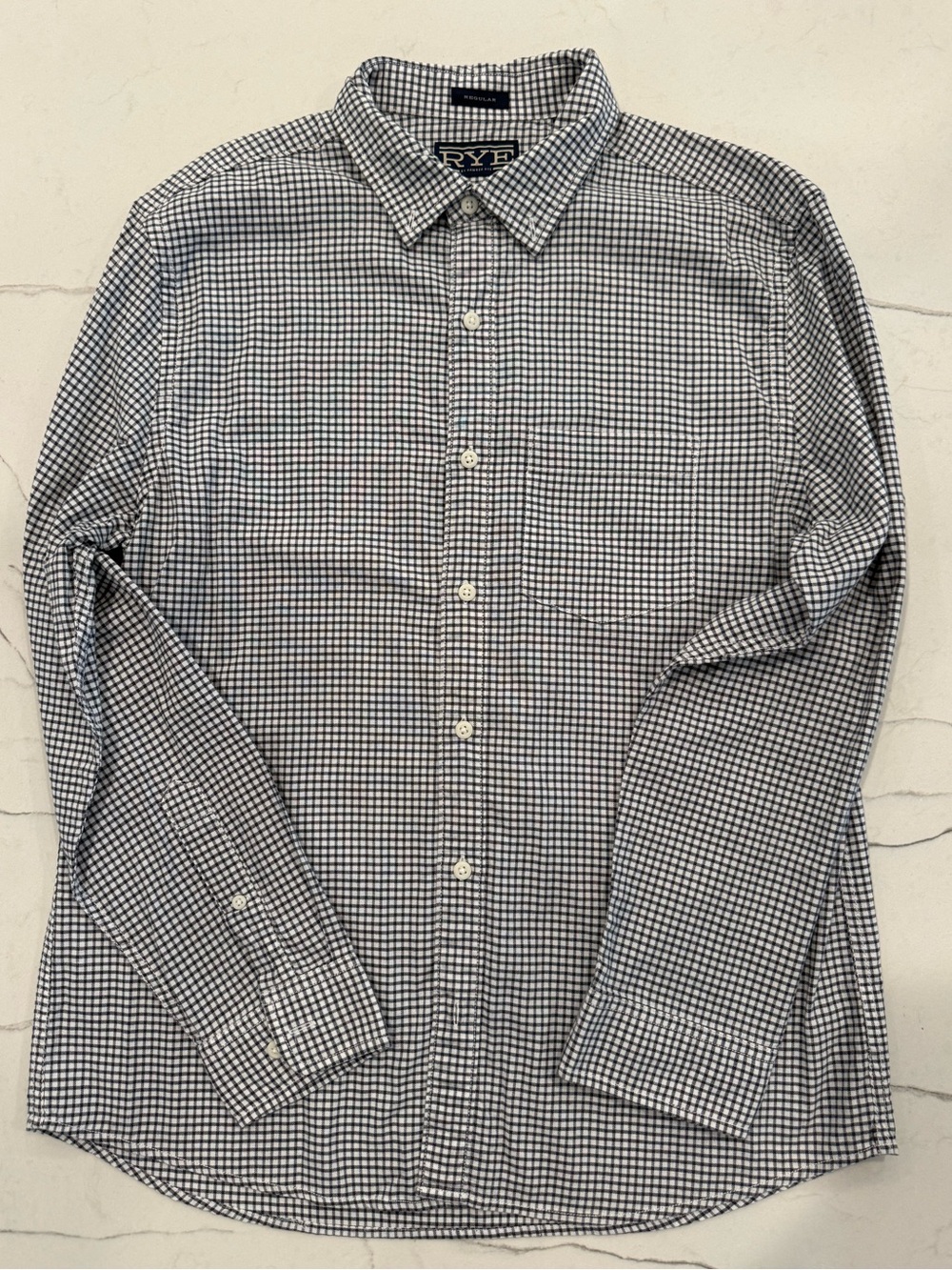 RYE Men’s Button Down, Size M *Short Length*